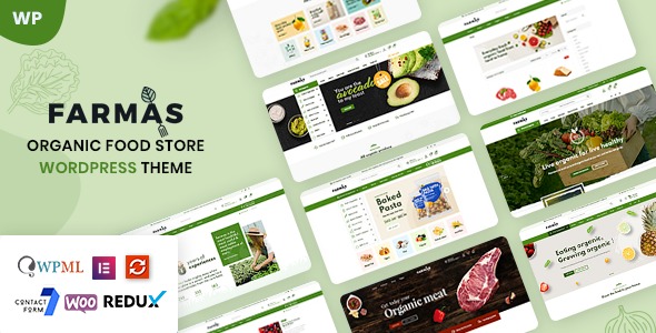 Farmas (v1.0.2) 有机食品商店WordPress主题