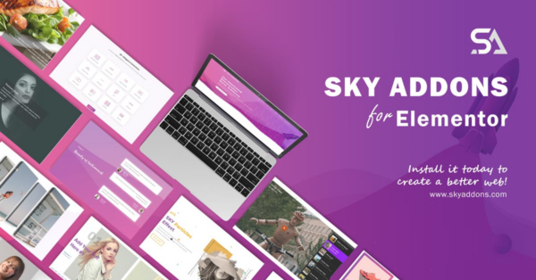 Sky Addons PRO (v3.0.0) for Elementor Page Builder WordPress插件 - 强大的Elementor页面构建器扩展工具