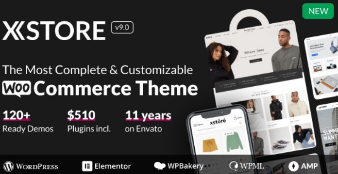 XStore (v9.4.13) 响应式多功能WooCommerce WordPress主题