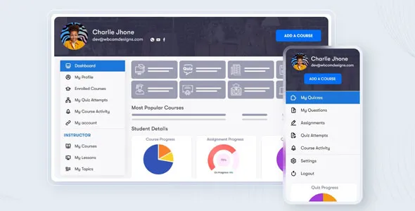 Learndash Dashboard 5.9.0 – 讲师前端课程生成器
