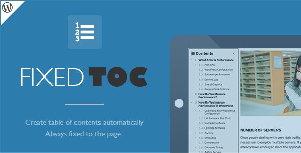 Fixed TOC 3.1.26 – WordPress插件目录