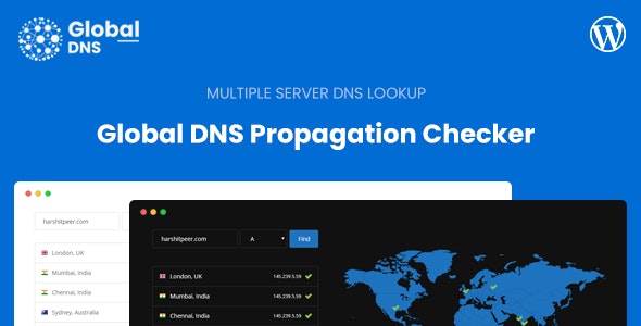 Global DNS 2.0.1 – DNS Propagation Checker – 多个服务器