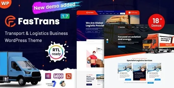 Fastrans 1.7 开心版 – 物流仓储快递行业网站WordPress主题