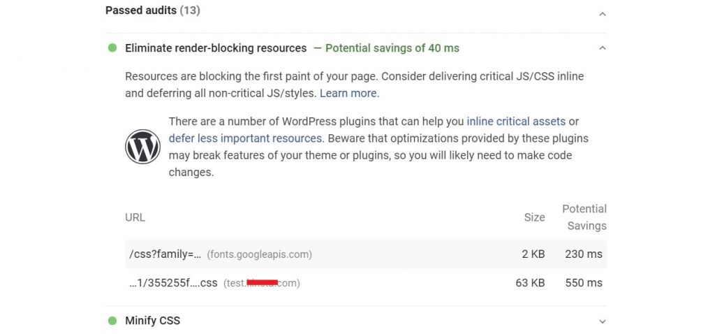 如何移除阻碍渲染的JavaScript和CSS