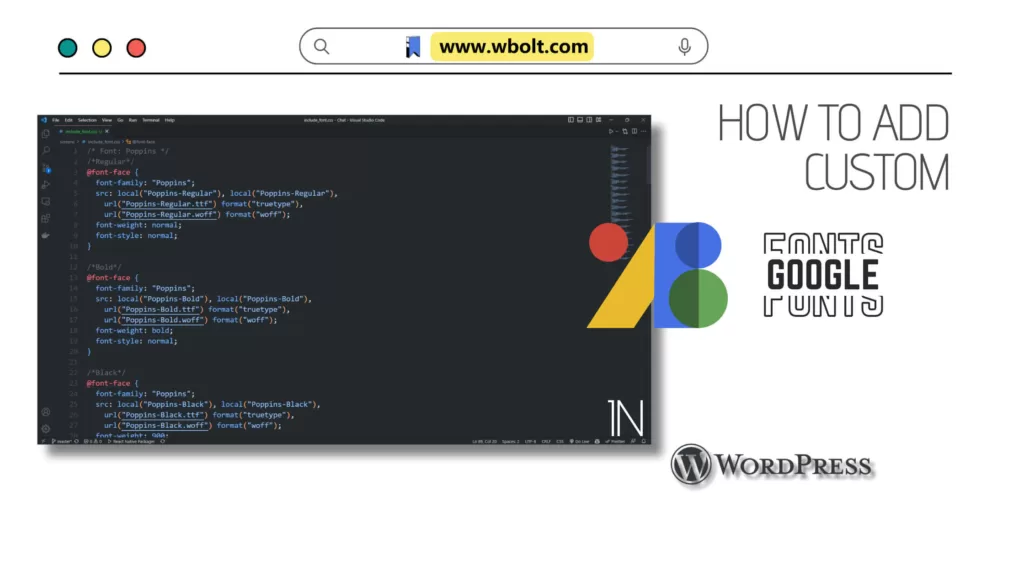 如何不使用任何插件在WordPress中添加自定义字体？