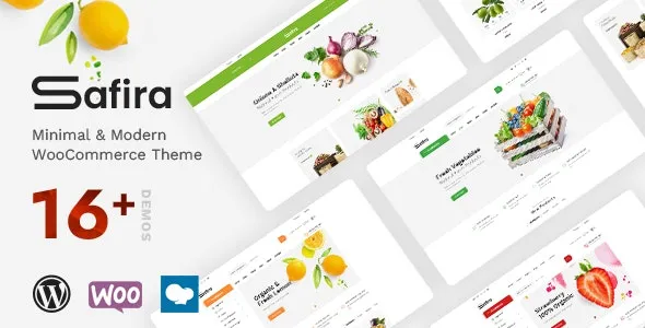 Safira v1.1.1 – 食品与有机WooCommerce WordPress主题