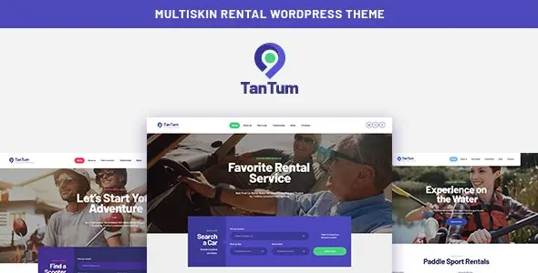 TanTum 1.1.6 开心版 – 汽车踏板车自行车租赁服务WordPress主题