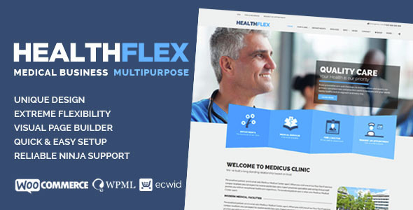 Healthflex 2.7.2 – 医疗健康网站WordPress主题