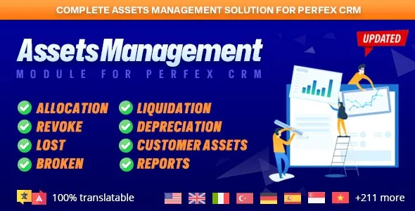 Assets Management module for Perfex CRM v1.1.0c – Perfex CRM资产管理系统模块
