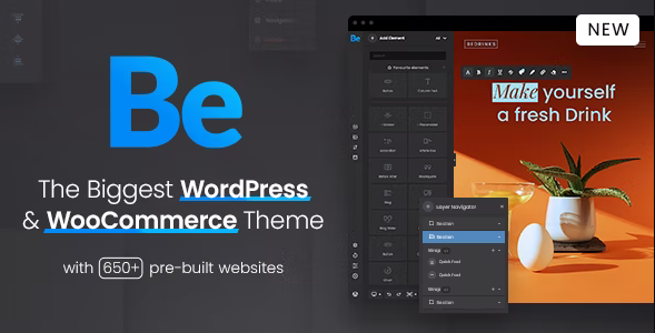 BeTheme 26.6.73.1 开心版 + 完整示例 – 响应式多用途WordPress主题