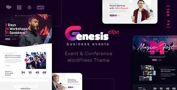 GenesisExpo 1.4.5 – 商业活动/博览会/商务会议WordPress主题