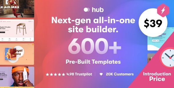 Hub 4.0.1 – 响应式多用途WordPress主题
