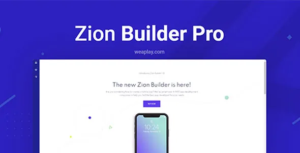 Zion Builder Pro 3.5.0 – WordPress页面生成器