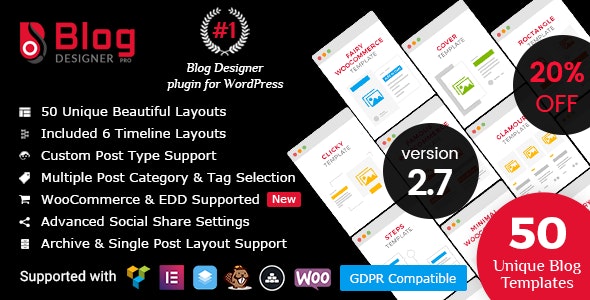 Blog Designer PRO for WordPress 3.4.4