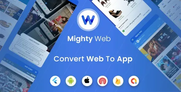 MightyWeb Flutter Webview 17.0 – 将网站转换为应用程序