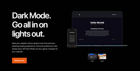 WP Dark Mode Ultimate 2.1.6 开心版