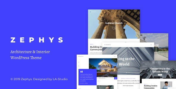 Zephys 1.1.0 – 建筑室内设计WordPress主题