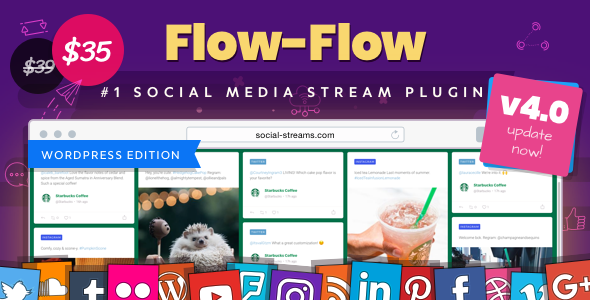 Flow-Flow 4.9.1 – WordPress社交流