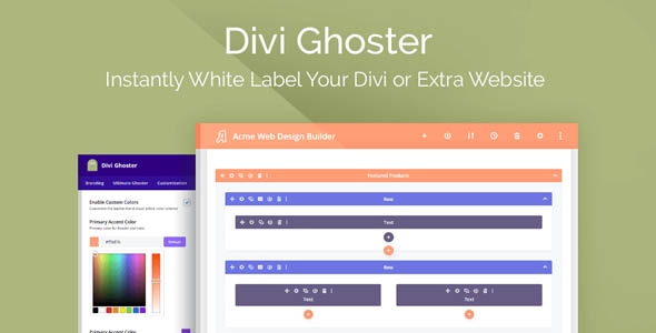 Divi Ghoster 5.0.46 开心版 – 白标签Divi插件