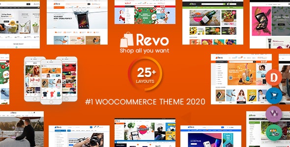 Revo 4.0.16 开心版 – 多用途WooCommerce WordPress主题