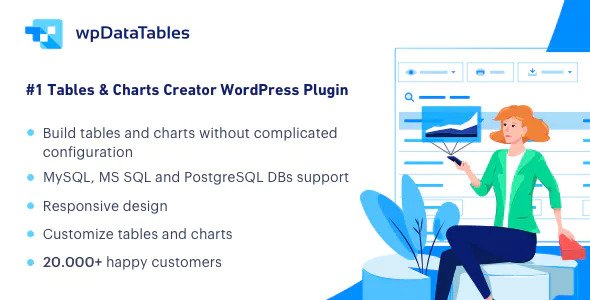 wpDataTables 5.1.0 – WordPress的表格和图表管理器