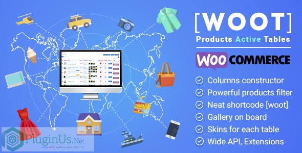 WOOT 2.0.6 – WooCommerce产品表专业版