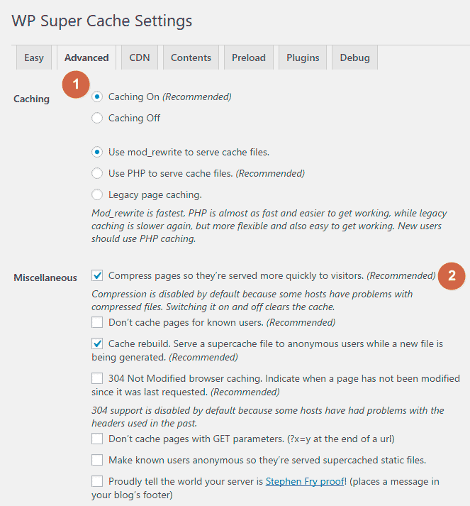 WordPress网站使用Gzip压缩提高网站加载速度教程