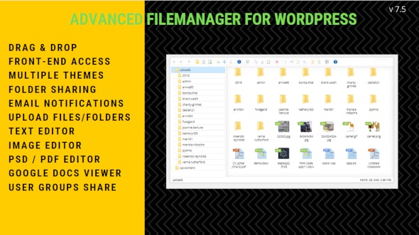 File Manager Plugin For WordPress 7.5.6