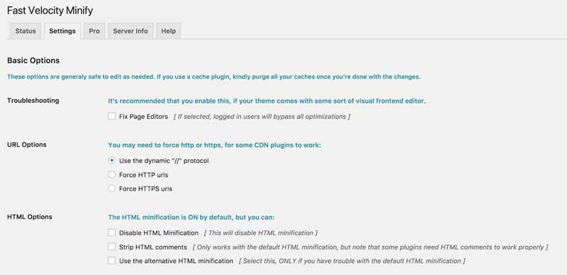 WordPress网站CSS，JavaScript和HTML文件瘦身压缩教程