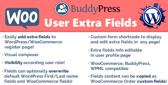 User Extra Fields 16.0 – WordPress插件