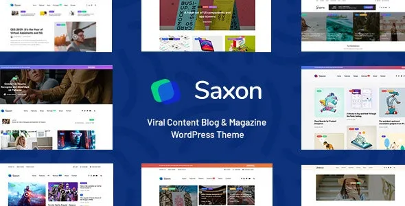 Saxon 1.9 开心版 – 病毒式内容博客和杂志营销WordPress主题