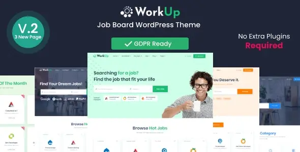 Workup 2.1.25 – 招聘求职工作发布网站WordPress主题