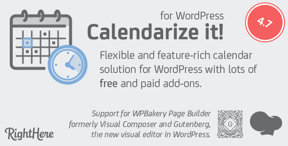 Calendarize It 4.9.994 – WordPress插件