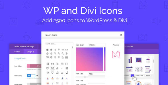 WP and Divi Icons Pro 2.0.0 – WordPress图标插件;Divi公司