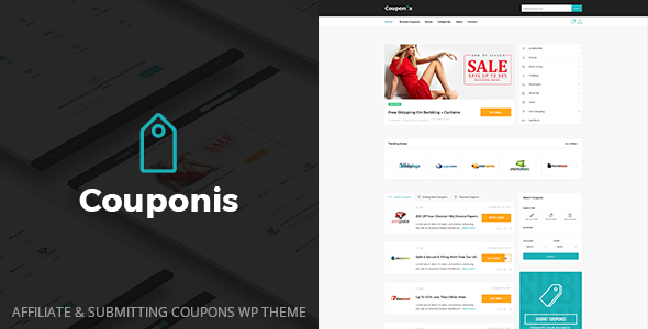 Couponis 3.1.7 – 推介优惠券WordPress主题