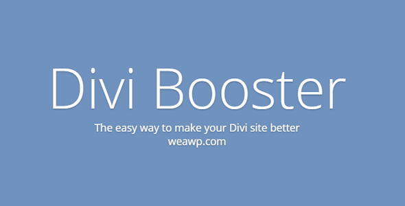 Divi Booster 4.2.9 – WordPress插件
