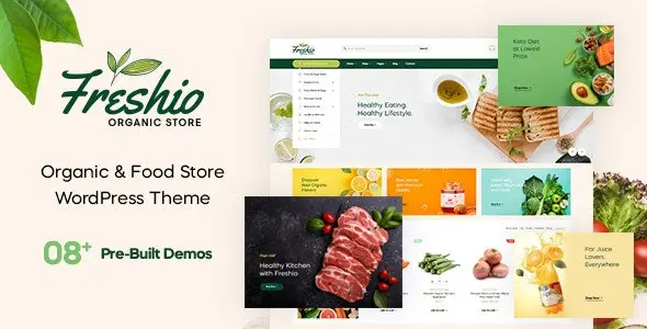Freshio 2.2.0 – 绿色有机食品商店网站WordPress主题