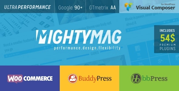 MightyMag v3.5 Magazine, Shop, Community WP Theme – 强大的杂志、商店和社区WordPress主题