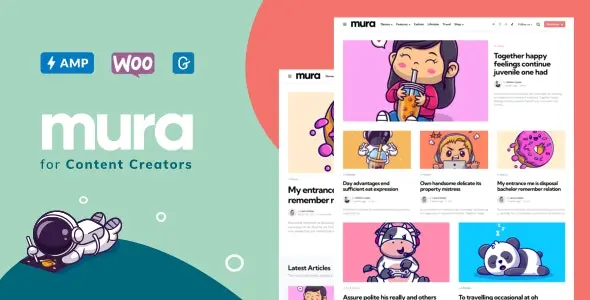 Mura 1.6.2 – 内容创建者博客新闻网站WordPress主题
