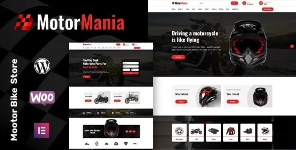 MotorMania 1.0.8 开心版 – 摩托车配件汽配电子商务网站WooCommerce主题