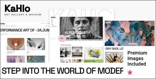 Kahlo Art Gallery and Museum Theme v1.2 – 艺术画廊与博物馆WordPress主题