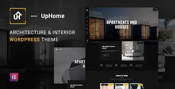 UpHome 4.0.1 – 创意简约建筑设计艺术网站WordPress主题