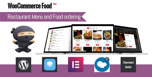 WooCommerce Food 3.1.4 开心版 – 餐厅菜单&食品订购
