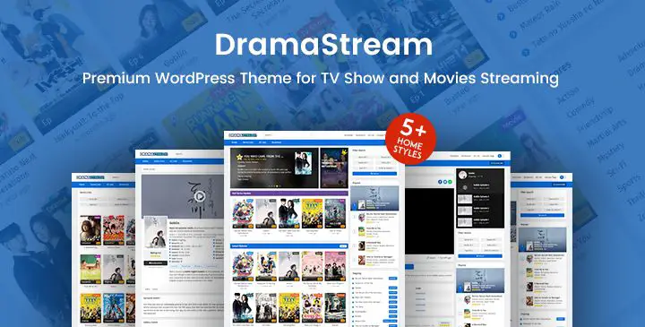 DramaStream v2.1.3 WordPress主题 – 影视流媒体网站建设利器
