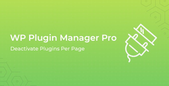 WP Plugin Manager Pro 1.0.9 – 每页停用插件