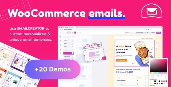 Email Creator 1.1.1 – WooCommerce电子邮件模板自定义程序