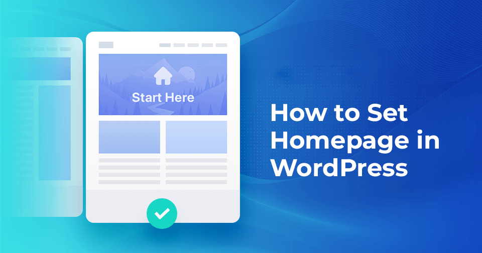 如何在WordPress中设置自定义主页