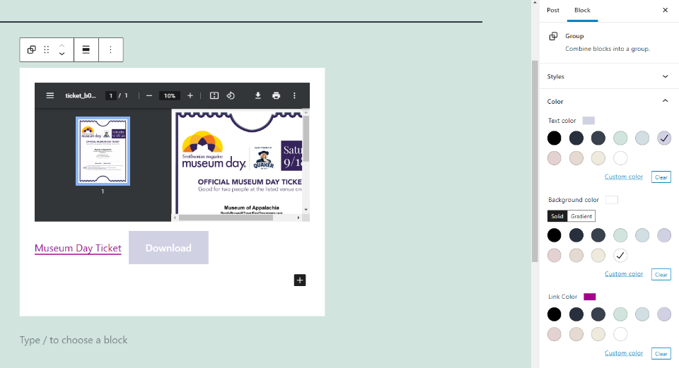 古腾堡编辑器教程:如何使用WordPress文件块