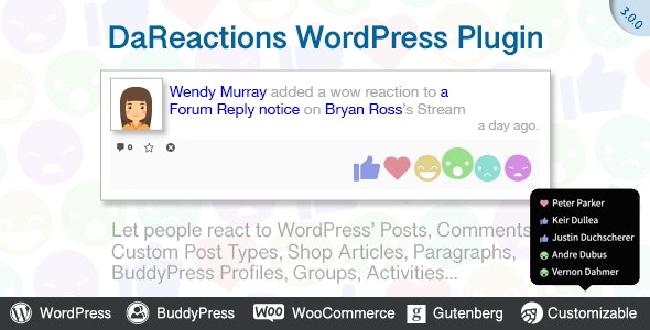 Reactions WordPress Plugin 3.20.102