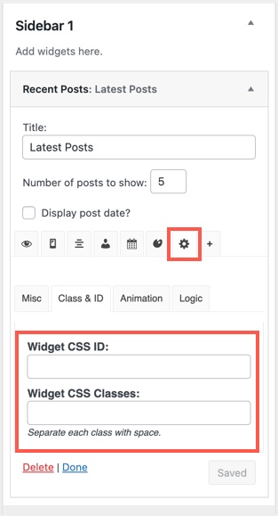 如何在WordPress网站的小工具中添加自定义样式？